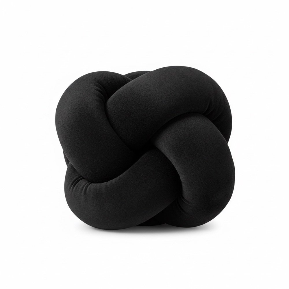 Target Black Knot Accent Pillow approximately 12”